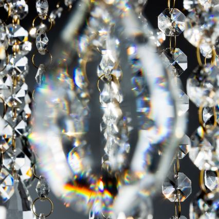 Brilagi - Pinnale kinnitatav lühter CRYSTAL 6xE14/60W/230V kuldne