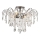 Brilagi - Pinnale kinnitatav lühter CRYSTAL 6xE14/60W/230V läikiv kroom