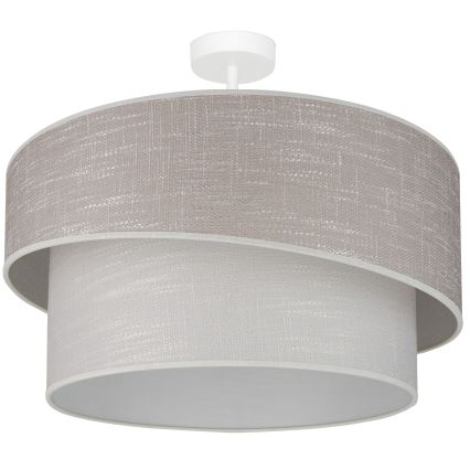 Brilagi - Pinnale kinnitatav lühter DOVER SHINE 1xE27/15W/230V d. 50 cm hall/kreemikas
