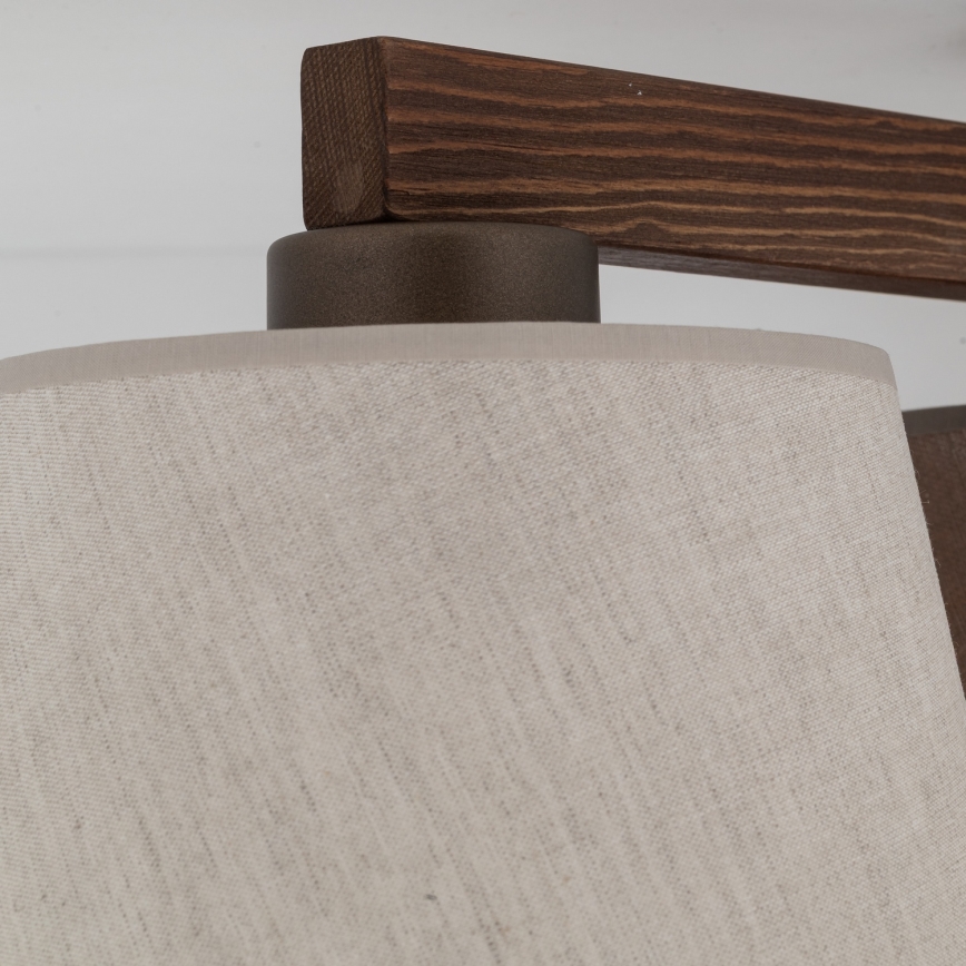 Brilagi - Pinnale kinnitatav lühter LATTE 3xE27/15W/230V mänd/valge