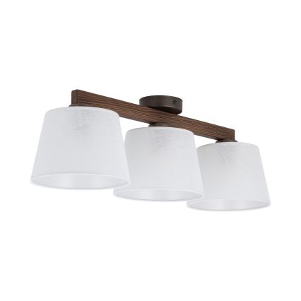 Brilagi - Pinnale kinnitatav lühter LATTE 3xE27/60W/230V mänd/valge