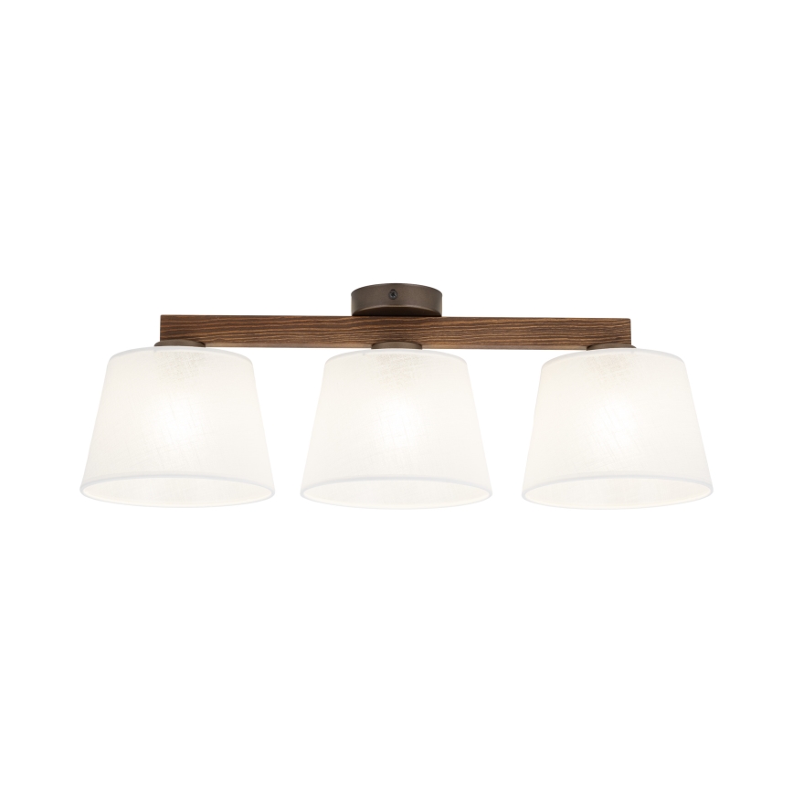 Brilagi - Pinnale kinnitatav lühter LATTE 3xE27/60W/230V mänd/valge