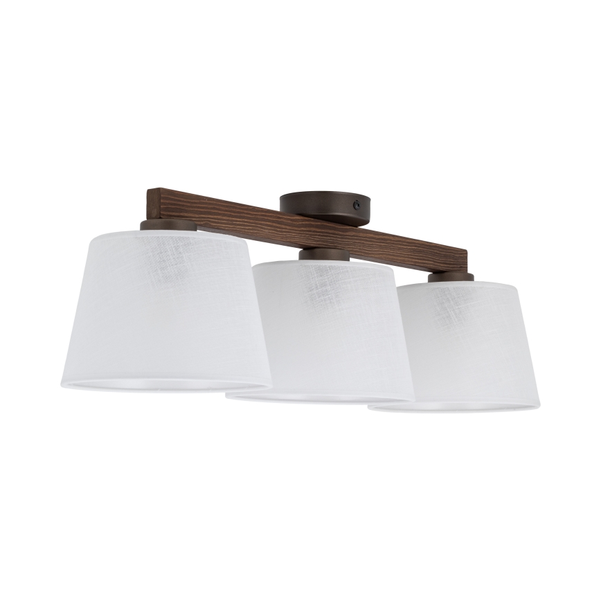 Brilagi - Pinnale kinnitatav lühter LATTE 3xE27/60W/230V mänd/valge