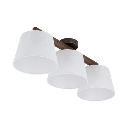 Brilagi - Pinnale kinnitatav lühter LATTE 3xE27/60W/230V mänd/valge