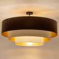 Brilagi - Pinnale kinnitatav lühter LUNETA 3xE27/60W/230V läbimõõt 80 cm pruun/beež/kreem