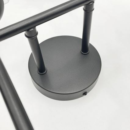 Brilagi - Pinnale kinnitatav lühter MALONY 6xE14/20W/230V must