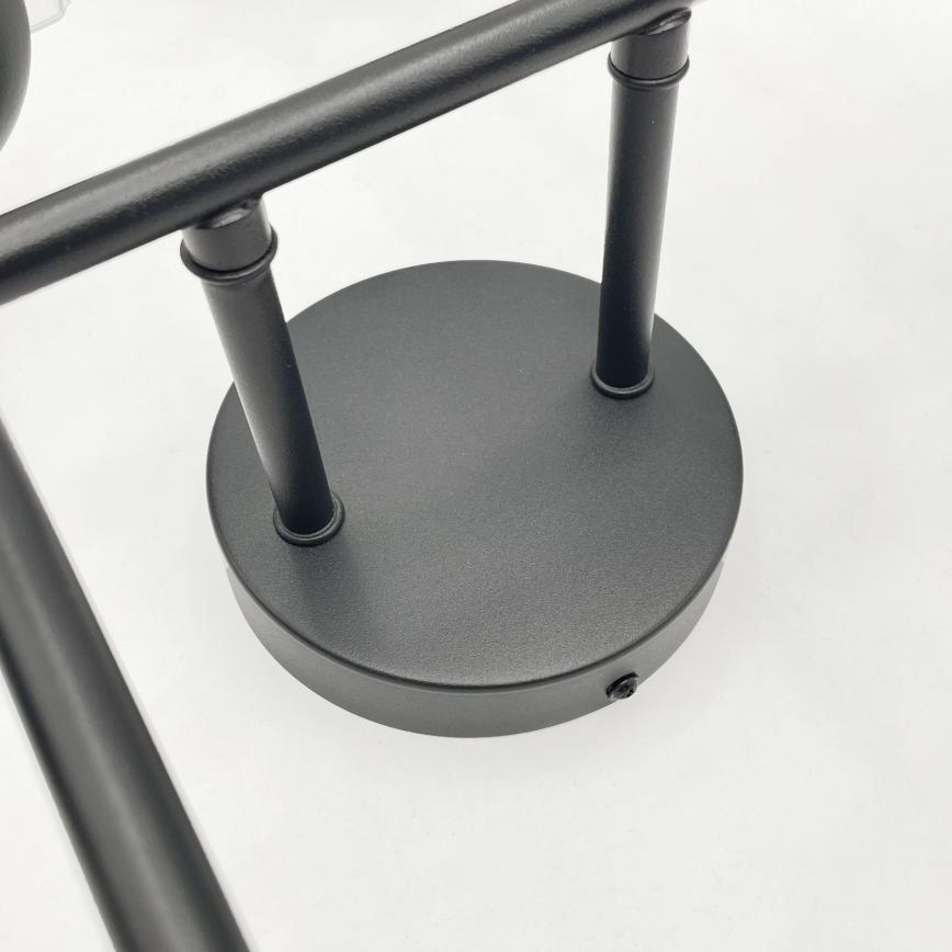 Brilagi - Pinnale kinnitatav lühter MALONY 6xE14/20W/230V must