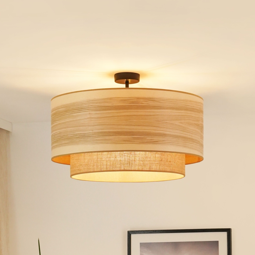 Brilagi - Pinnale kinnitatav lühter MONTANA BOHO 1xE27/15W/230V d. 60 cm pruun