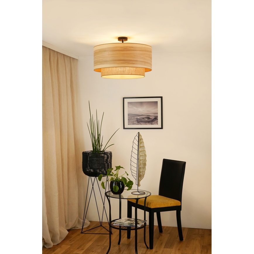 Brilagi - Pinnale kinnitatav lühter MONTANA BOHO 1xE27/15W/230V d. 60 cm pruun