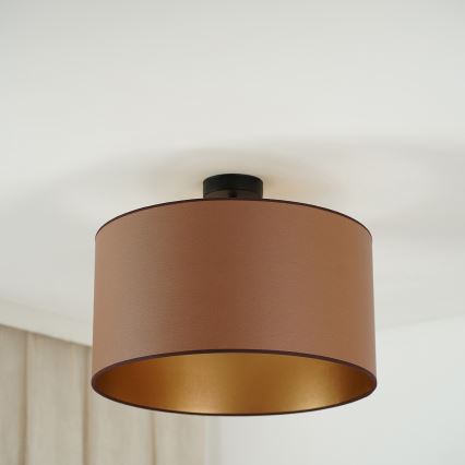 Brilagi - Pinnale kinnitatav lühter OREGON ROLLER VEGE 1xE27/15W/230V d. 45 cm pruun