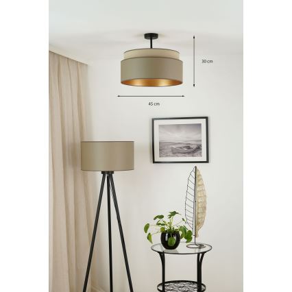 Brilagi - Pinnale kinnitatav lühter OREGON VEGE 1xE27/15W/230V d. 45 cm hall
