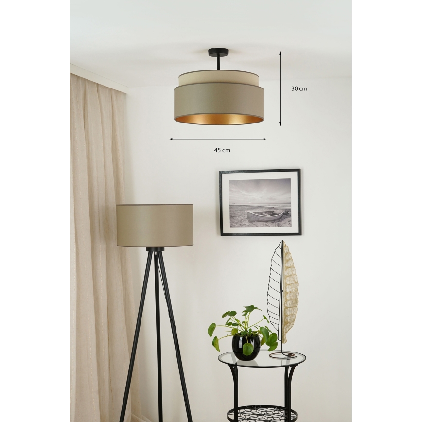 Brilagi - Pinnale kinnitatav lühter OREGON VEGE 1xE27/15W/230V d. 45 cm hall