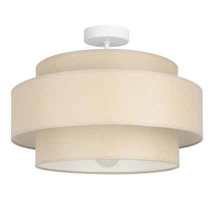 Brilagi - Pinnale kinnitatav lühter RESNA 1xE27/60W/230V, läbimõõt 40 cm, beež