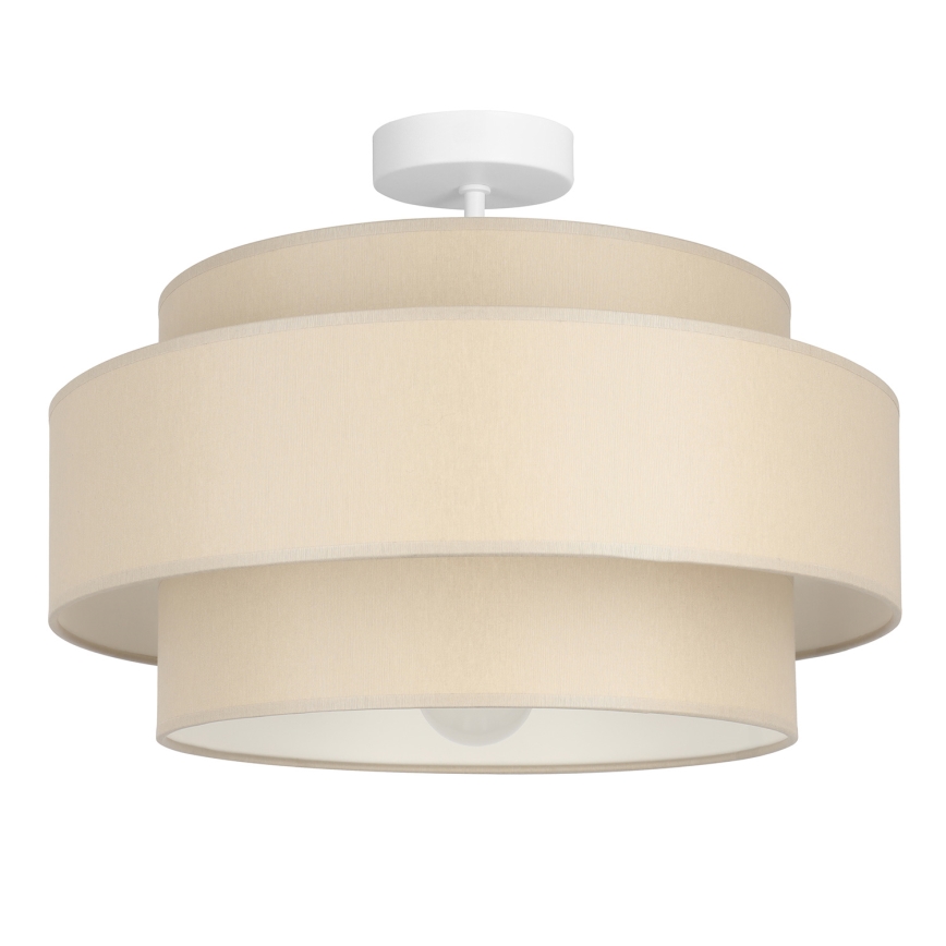 Brilagi - Pinnale kinnitatav lühter RESNA 1xE27/60W/230V, läbimõõt 40 cm, beež