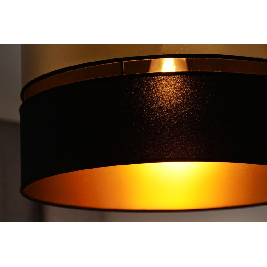 Brilagi - Pinnale kinnitatav lühter ROYAL 1xE27/15W/230V d. 40 cm must/kuldne