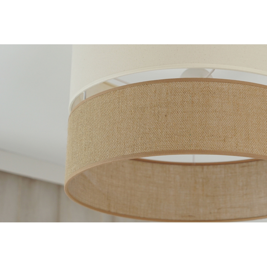 Brilagi - Pinnale kinnitatav lühter ROYAL YUTE 1xE27/15W/230V d. 40 cm beež/kreemikas