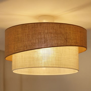 Brilagi - Pinnale kinnitatav lühter SHINE 1xE27/15W/230V d. 50 cm beež/kreemikas