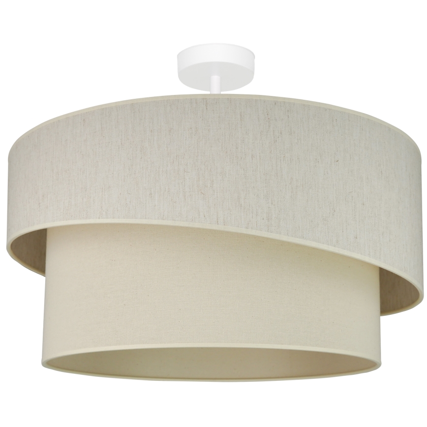 Brilagi - Pinnale kinnitatav lühter SHINE 1xE27/15W/230V d. 50 cm kreemikas