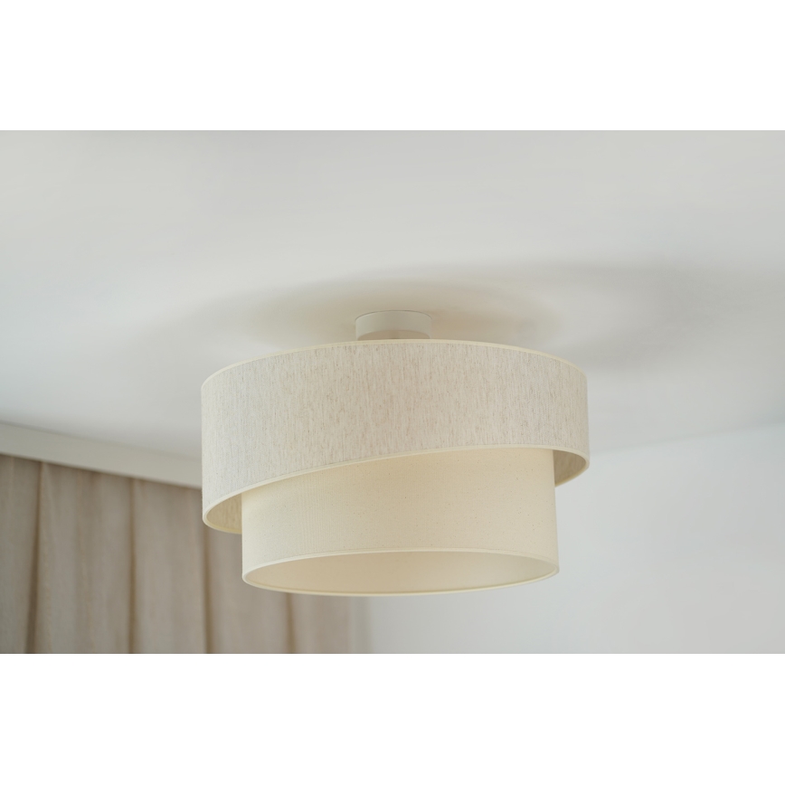 Brilagi - Pinnale kinnitatav lühter SHINE 1xE27/15W/230V d. 50 cm kreemikas