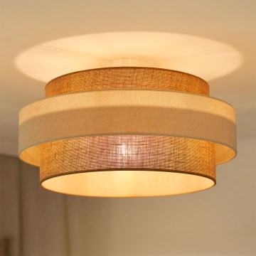 Brilagi - Pinnale kinnitatav lühter SPACE LIGHT 1xE27/15W/230V d. 50 cm beež/kreemikas