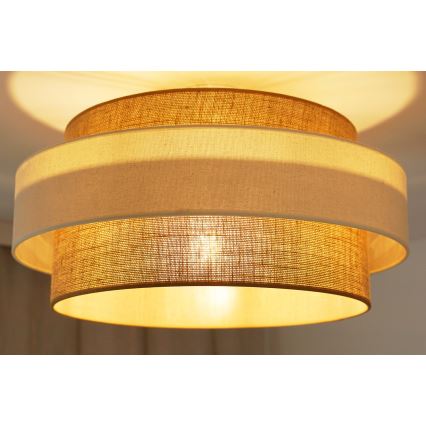 Brilagi - Pinnale kinnitatav lühter SPACE LIGHT 1xE27/15W/230V d. 50 cm beež/kreemikas
