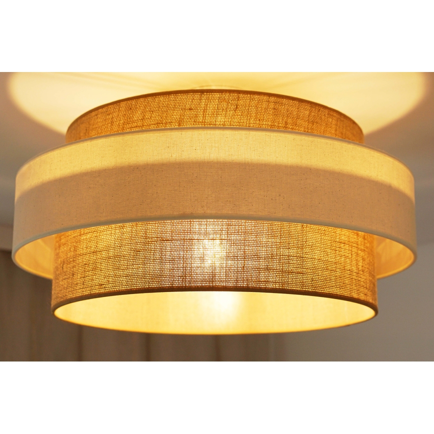 Brilagi - Pinnale kinnitatav lühter SPACE LIGHT 1xE27/15W/230V d. 50 cm beež/kreemikas