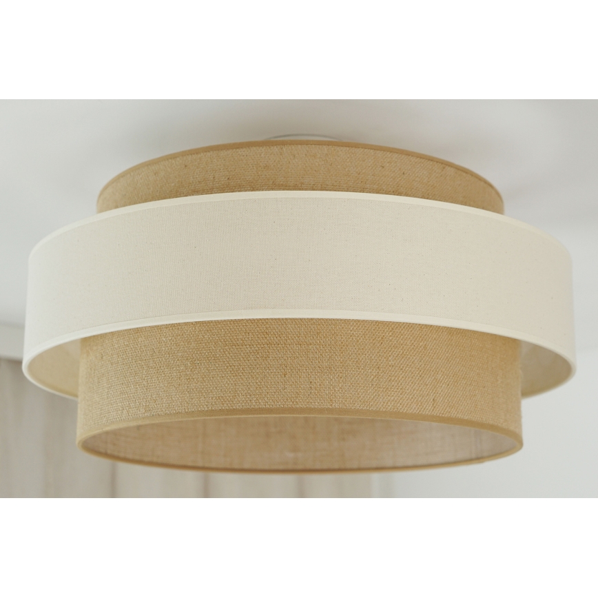 Brilagi - Pinnale kinnitatav lühter SPACE LIGHT 1xE27/15W/230V d. 50 cm beež/kreemikas