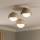 Brilagi - pinnale paigaldatav lühter COSMO 3xE27/60W/230V beež/kuldne