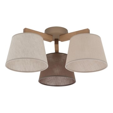 Brilagi - Pinnale paigaldatav lühter LATTE SABIA 3xE27/15W/230V mänd/segu