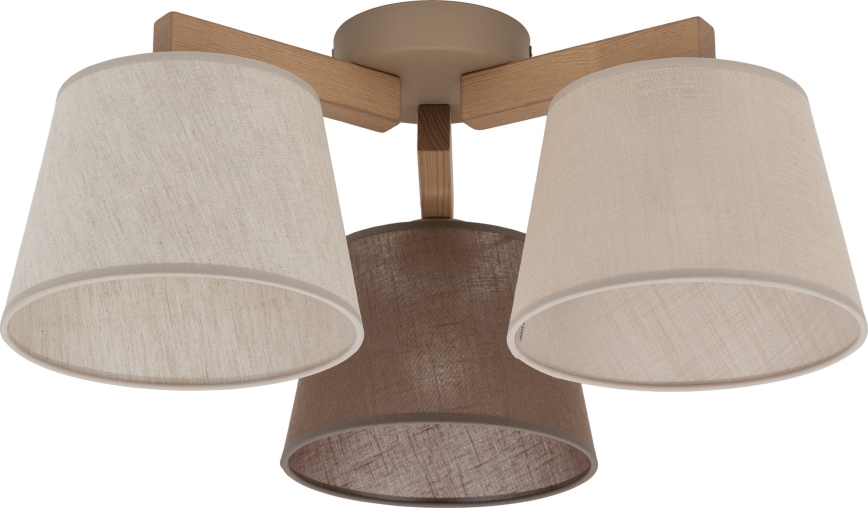 Brilagi - Pinnale paigaldatav lühter LATTE SABIA 3xE27/60W/230V mänd/segu