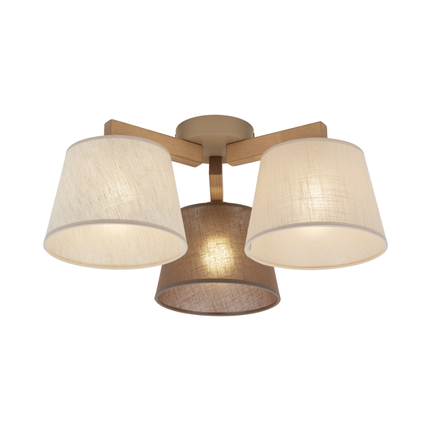 Brilagi - Pinnale paigaldatav lühter LATTE SABIA 3xE27/60W/230V mänd/segu