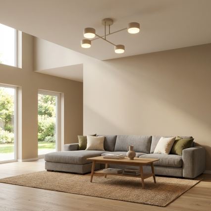 Brilagi - Pinnale paigaldatav lühter MONO 4xGX53/12W/230V beež