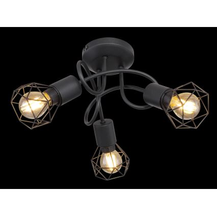 Brilagi - Pinnapealne laelamp CAGE 3xE14/40W/230V