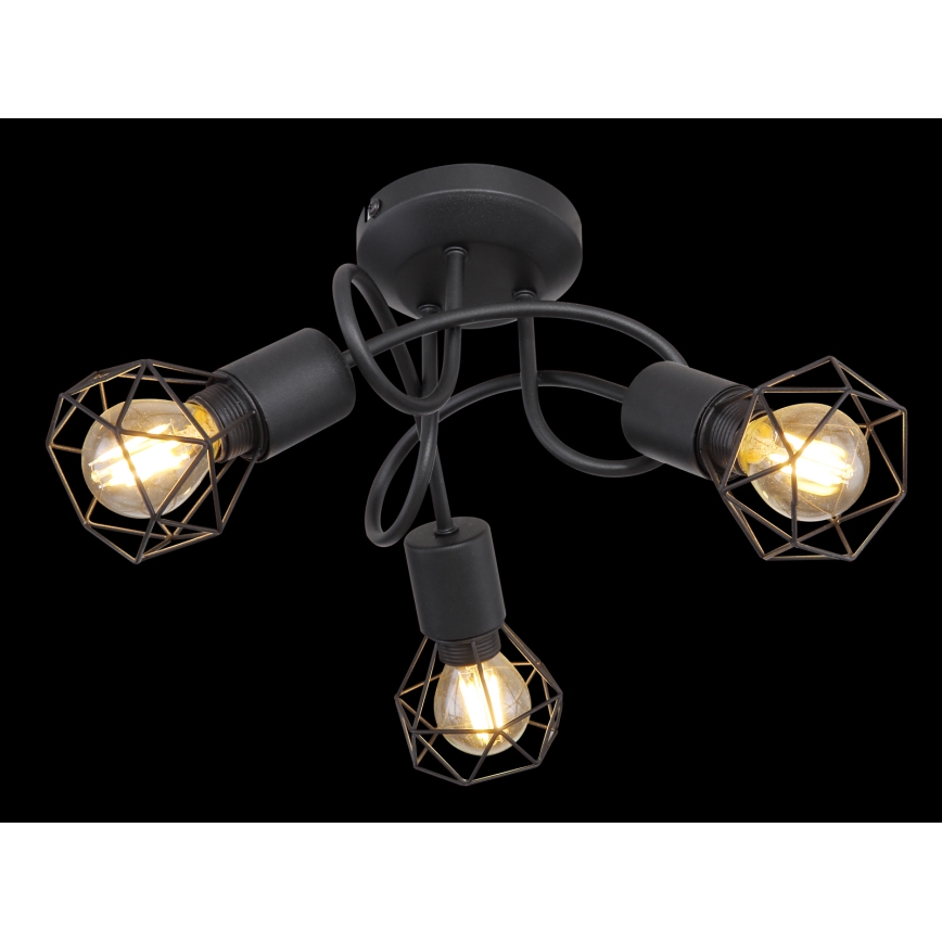 Brilagi - Pinnapealne laelamp CAGE 3xE14/40W/230V
