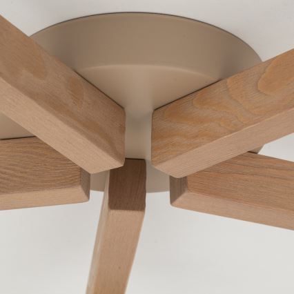 Brilagi - Pinnapealne laelamp LATTE SABIA 5xE27/15W/230V mänd/valge