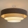 Brilagi - Pinnapealne laelamp LUNETA 3xE27/60W/230V läbimõõt 80 cm hall/kreem/valge