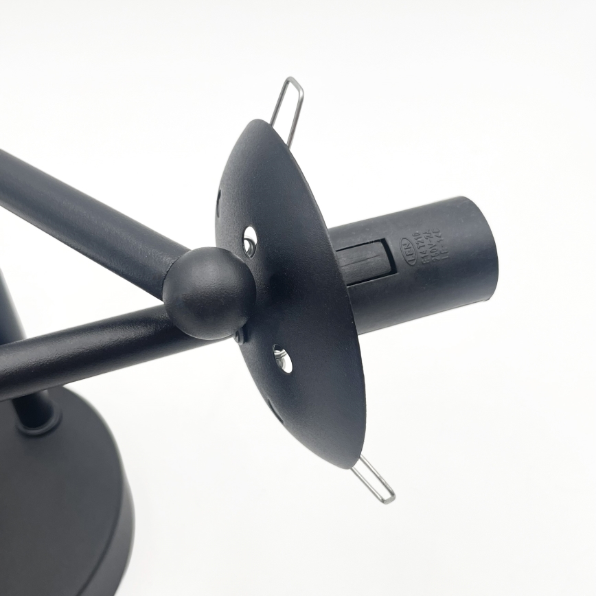 Brilagi - Pinnapealne laelamp MALIVA 3xE14/15W/230V must/suitsune