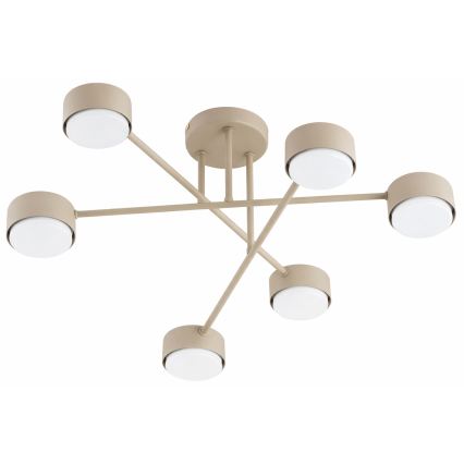 Brilagi - Pinnapealne laelamp MONO 6xGX53/12W/230V beež