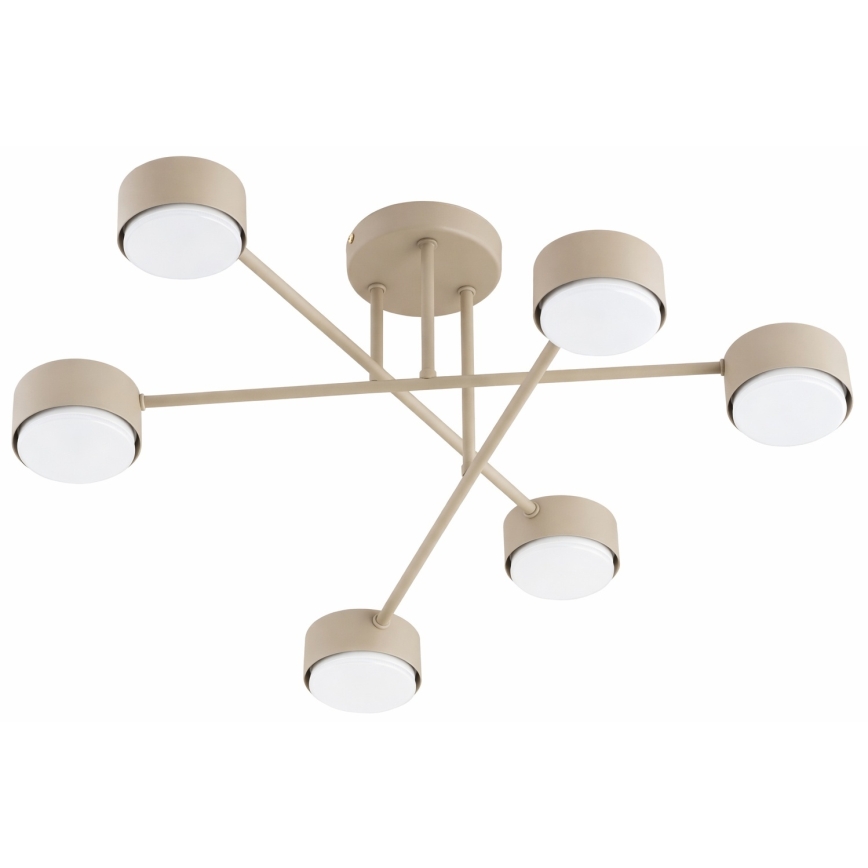 Brilagi - Pinnapealne laelamp MONO 6xGX53/12W/230V beež