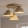 Brilagi - pinnapealne laelamp MOON 3xE27/60W/230V beež/kuldne