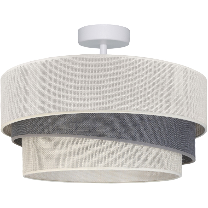 Brilagi - Pinnapealne laelamp TRIO 1xE27/60W/230V läbimõõt 40 cm kreem/hall