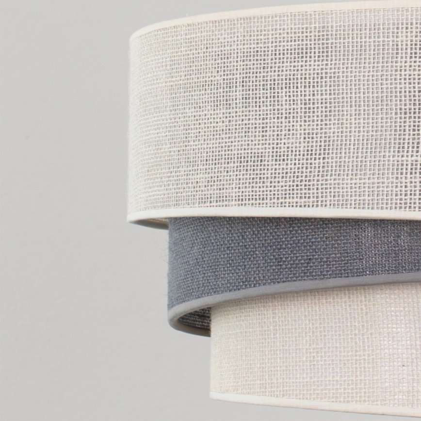 Brilagi - Pinnapealne laelamp TRIO 1xE27/60W/230V läbimõõt 40 cm kreem/hall