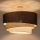 Brilagi - Pinnapealne laelamp TRIO 3xE27/60W/230V Ø 60 cm pruun/beež/valge