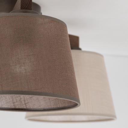 Brilagi - Pinnapealne laelühter LATTE 3xE27/15W/230V mänd/mix