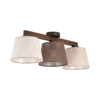 Brilagi - Pinnapealne laelühter LATTE SABIA 3xE27/15W/230V mänd/segatud