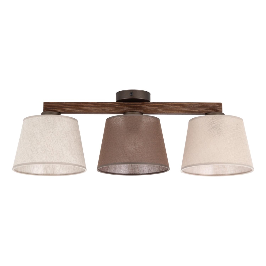 Brilagi - Pinnapealne laelühter LATTE SABIA 3xE27/60W/230V mänd/segatud