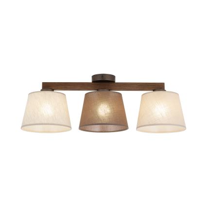 Brilagi - Pinnapealne laelühter LATTE SABIA 3xE27/60W/230V mänd/segatud