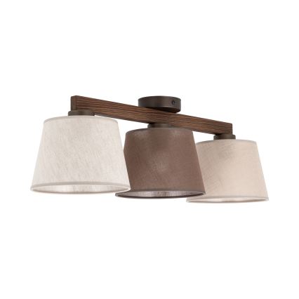 Brilagi - Pinnapealne laelühter LATTE SABIA 3xE27/60W/230V mänd/segatud