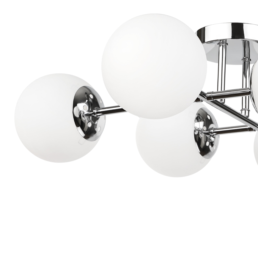 Brilagi - pinnapealne laelühter MALONY 6xE14/20W/230V läikiv kroom