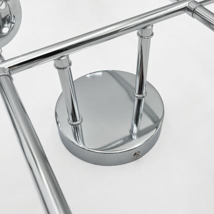 Brilagi - pinnapealne laelühter MALONY 6xE14/20W/230V läikiv kroom